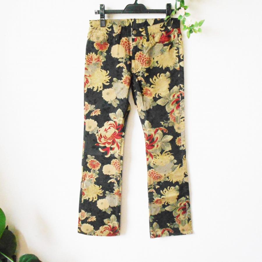 グラムディ GLAMDY 男女兼用 和柄 の お洒落 な 総柄 パンツ 3  