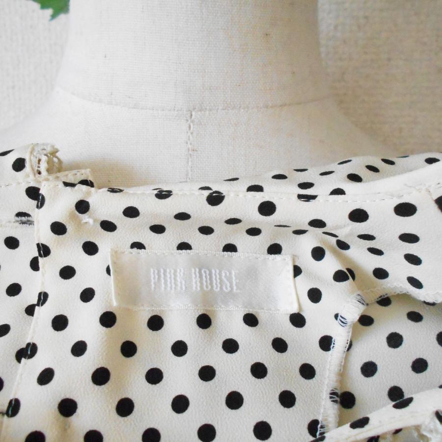 ピンクハウス Pink House Ph 刺繍 入り リボン の 可愛い 水玉 柄 ワンピース 06 リサイクルマーケットママポケット 通販 Yahoo ショッピング