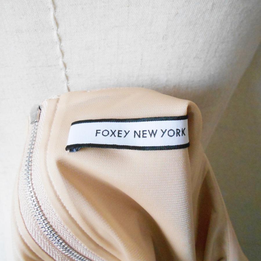 美品 フォクシー ニューヨーク FOXEY NEW YORK スカートデザイン の 素敵 な ワンピース 日本製 40｜mamapocket4976｜09