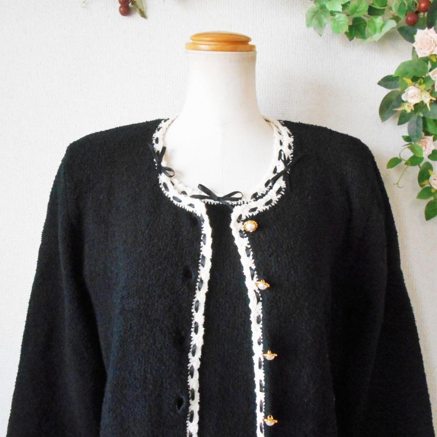 INGEBORG インゲボルグ はしご リボン 使用 半袖 セーター & ニット  