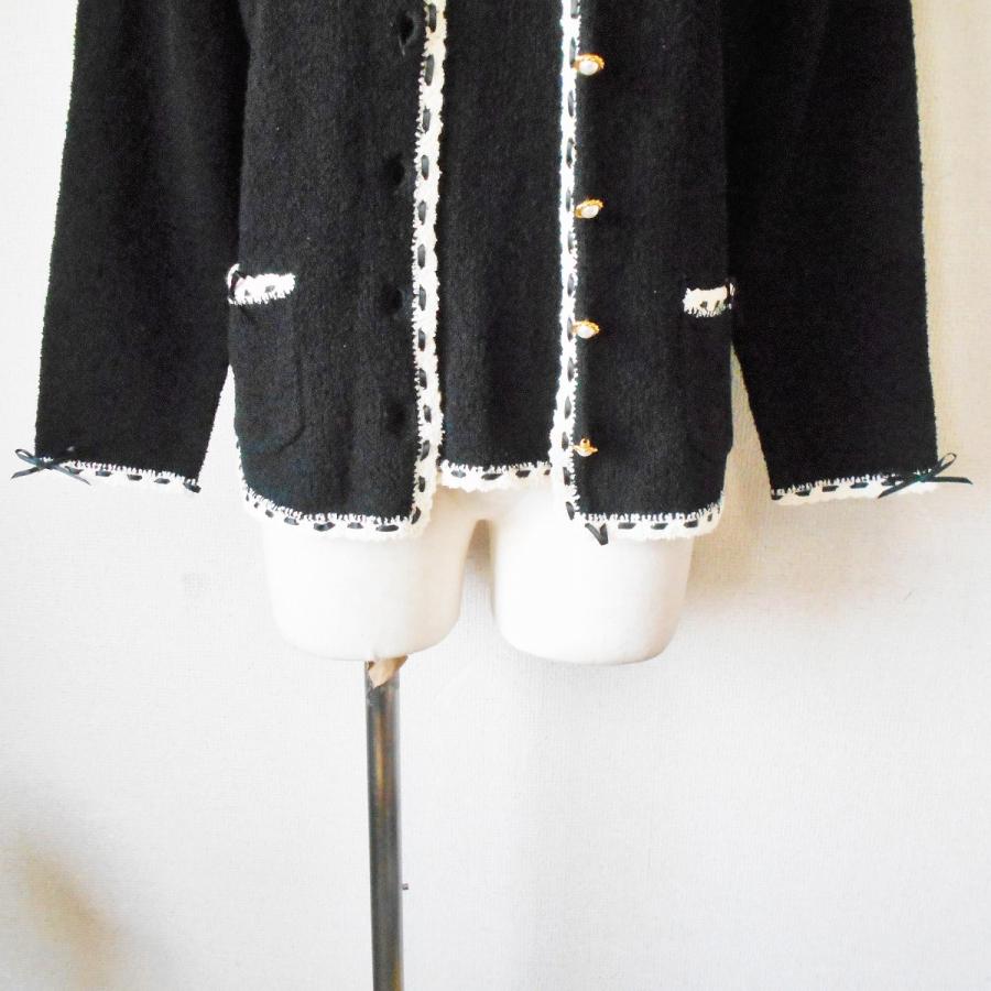 INGEBORG インゲボルグ はしご リボン 使用 半袖 セーター & ニット  