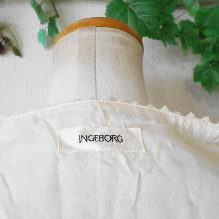 インゲボルグ INGEBORG 春夏 向き はしご リボン あり レース 風 花柄