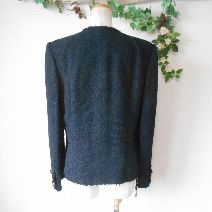 INGEBORG（インゲボルグ） 美品 カメリア 飾りボタン裏 リボン 柄 ノー