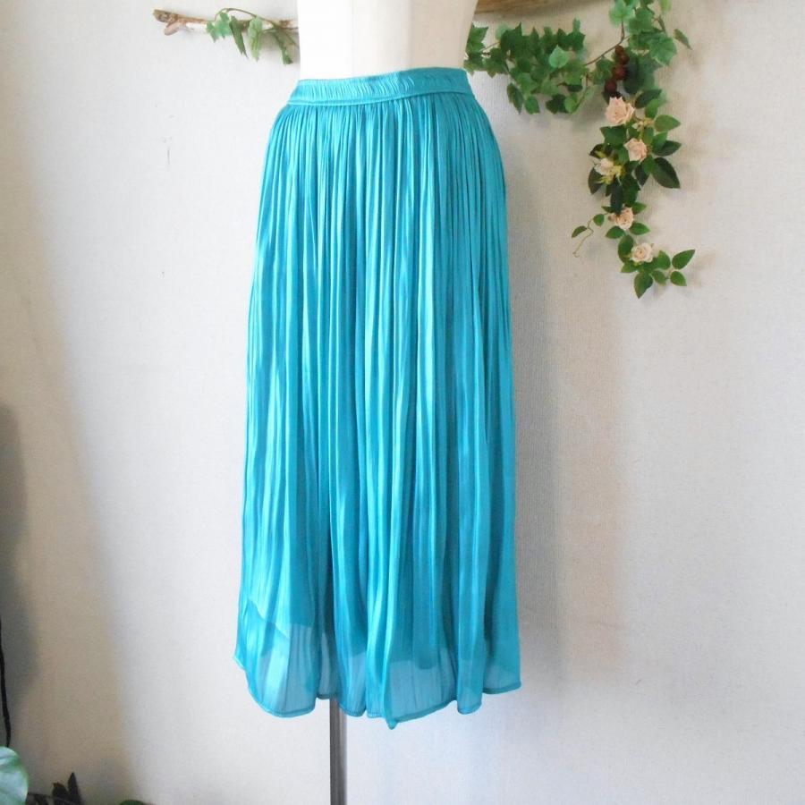 美品 デザイン アエラ design aera 春夏 向き ウエスト 総 ゴム ロング