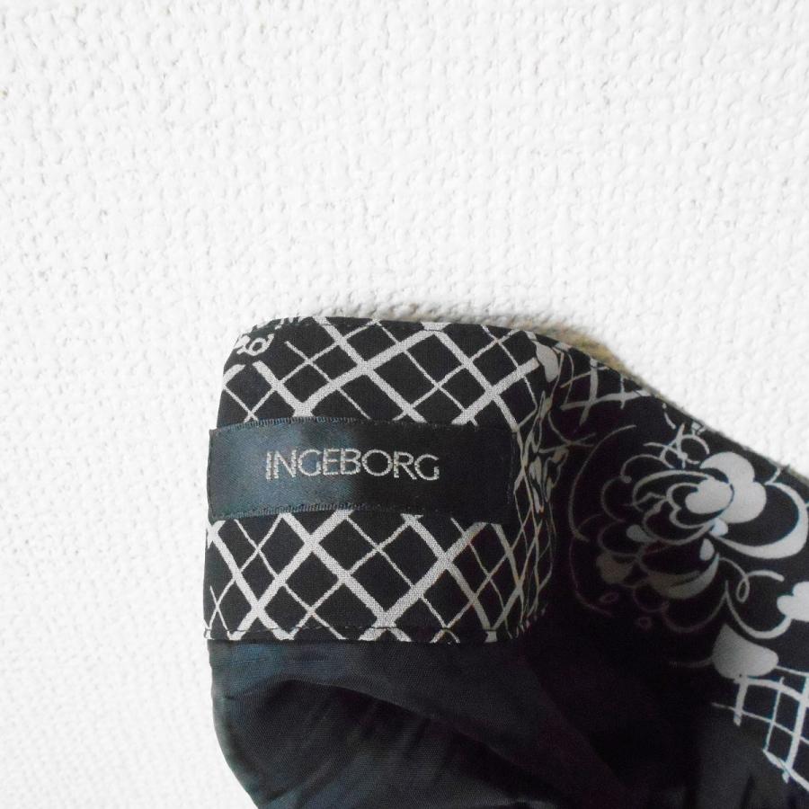 美品　INGEBORG インゲボルグ　レースタックスカート　11号 美品 INGEBORG インゲボルグ レースタックスカート 11号 レディース