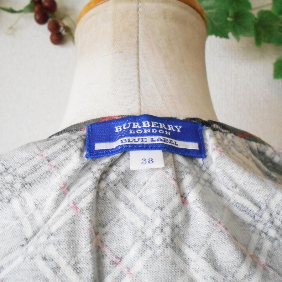 バーバリー ブルーレーベル BURBERRY BLUE LABEL 刺繍 入り レディース 用 カットソー 38 三陽商会｜mamapocket4976｜09