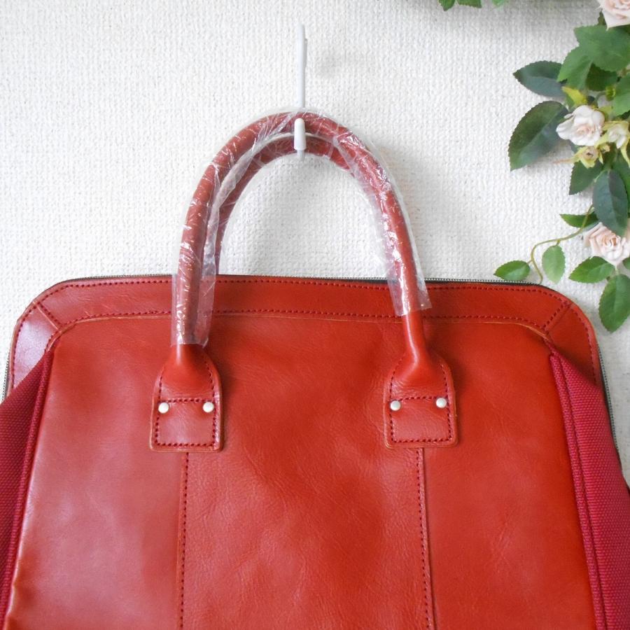 レア【ヒステリックグラマー】ショッパー デザイン ペーパー トートバッグ 茶×赤 HYSTERIC GLAMOUR ヒステリックグラマー 02223QB01 CIRCLED LOGO