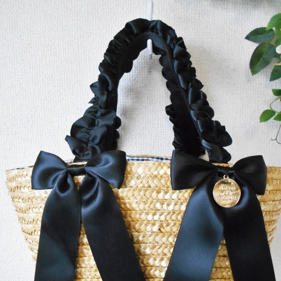 Maison de FLEUR 美品 メゾンドフルール フリル ハンドル リボン 2個  