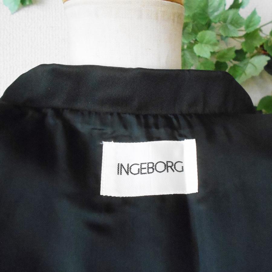 INGEBORG 未使用 インゲボルグ 7分袖 ジップアップ ジャケット