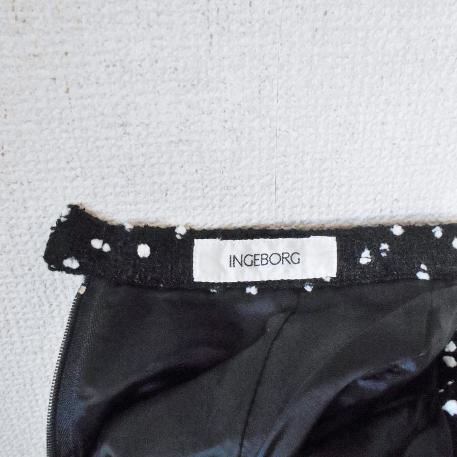 INGEBORG 美品 インゲボルグ 秋冬春 レディース 用 ロング スカート  