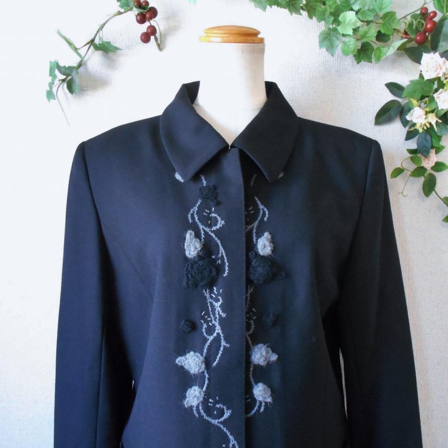 未使用 インゲボルグ INGEBORG お花 モチーフ の 素敵 な 秋冬 向き 