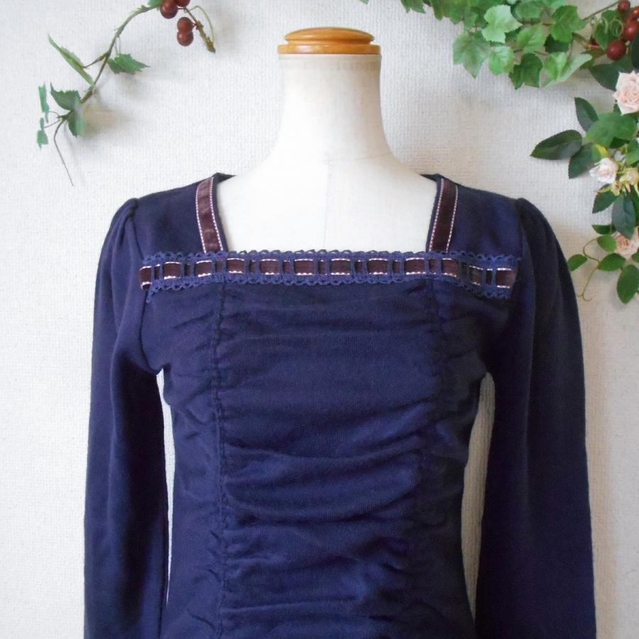 新版タグ付き完売品: BRIEFING ネイビー セーター レディースM miniministore vネック ニットセーター レディース秋冬