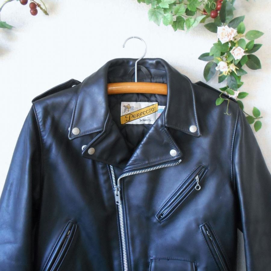 80's 〜90's ヴィンテージ / ショット PERFECTO by SCHOTT 本革