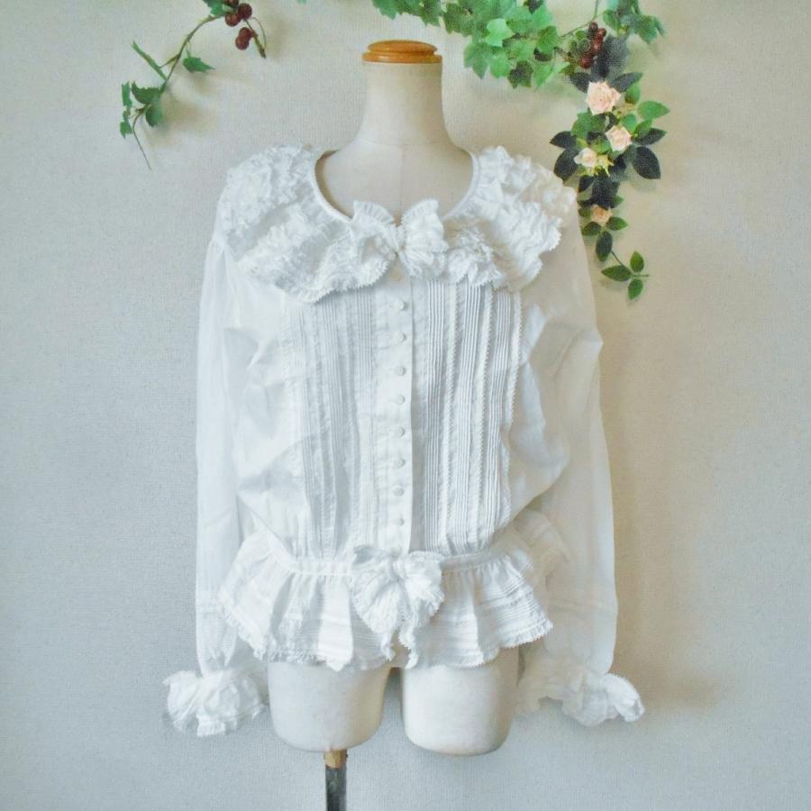 ワンダフルワールド カネコイサオ ブラウス ホワイト