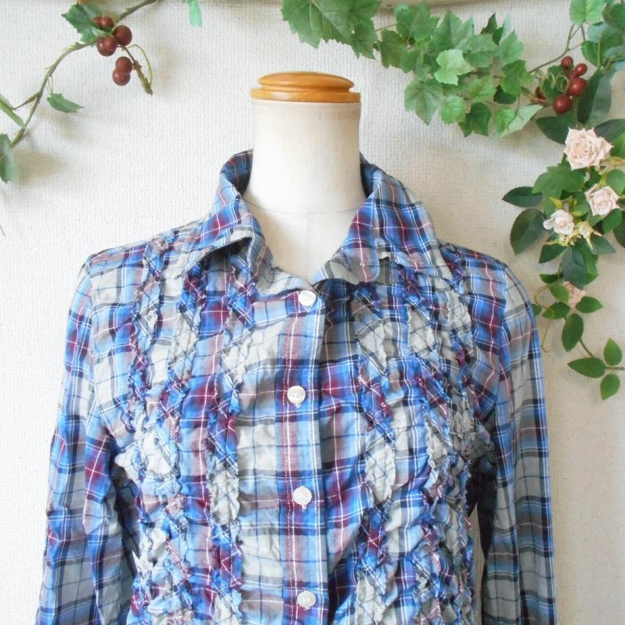 Catherine Harnel シャツ ブラウス Catherine Harnel キャサリンハーネル フリル の 可愛い