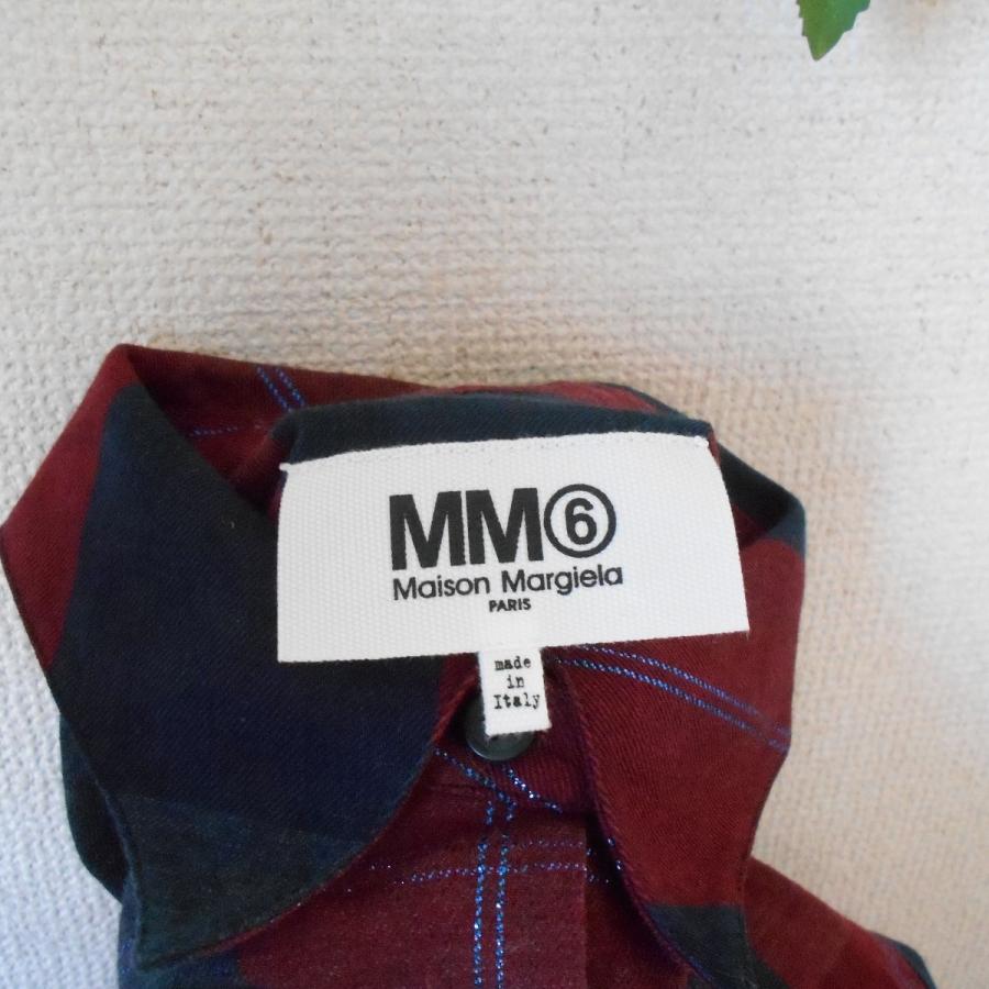 MM6 Maison Margiela エムエムシックス メゾンマルジェラ MM(6) レディース 用 変形 シャツ チュニック 38｜mamapocket4976｜08