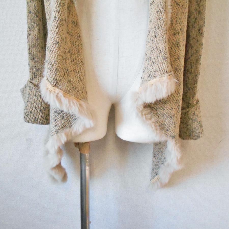 SCOTCLUB（スコットクラブ） 縁取り ファー 付き 身頃の長い 秋冬 向き