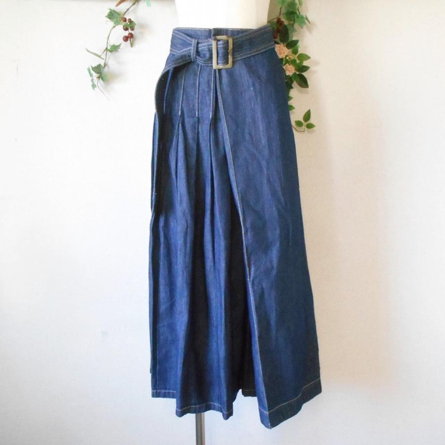 ココディール Coco Deal 半分 プリーツ ベルト 付き デニム スカート 1 05 リサイクルマーケットママポケット 通販 Yahoo ショッピング