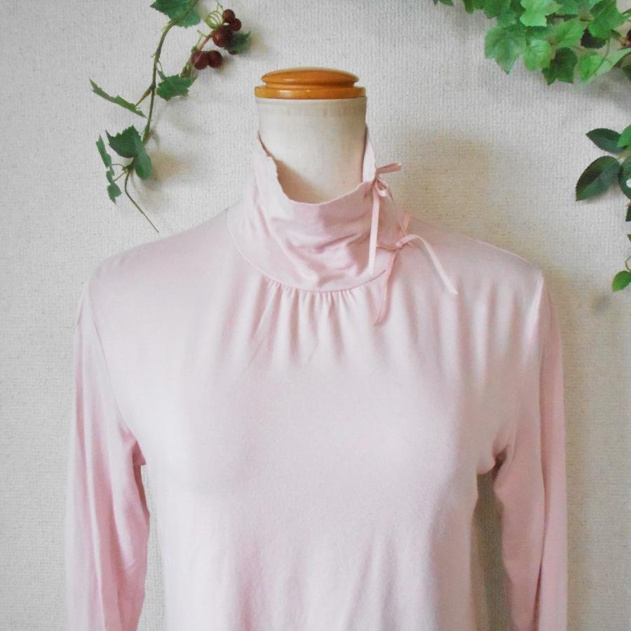 INGEBORG インゲボルグ リボン の 可愛い レディース 用 ハイネック 