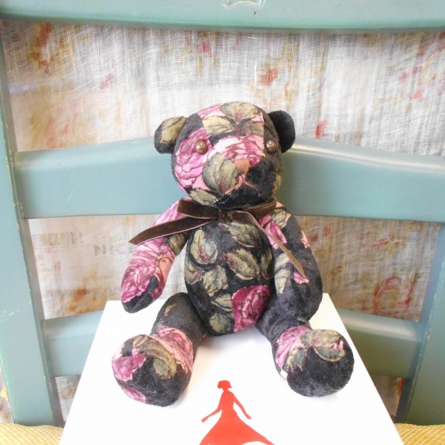 美品 レストローズ LESTROSE クマ テディベア ぬいぐるみ : リサイクル