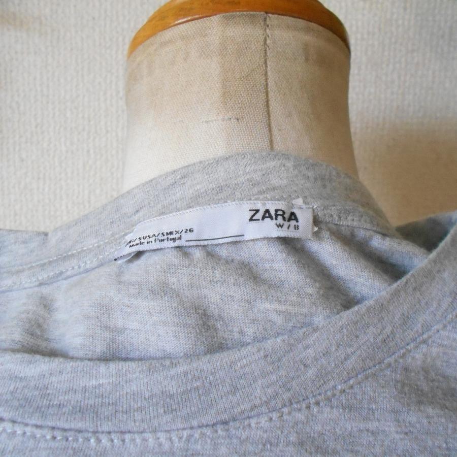 ザラ ZARA レディース 用 ビジュー 付き フェイク ファー ポケット の 可愛い 半袖 Tシャツ カットソー S｜mamapocket4976｜08