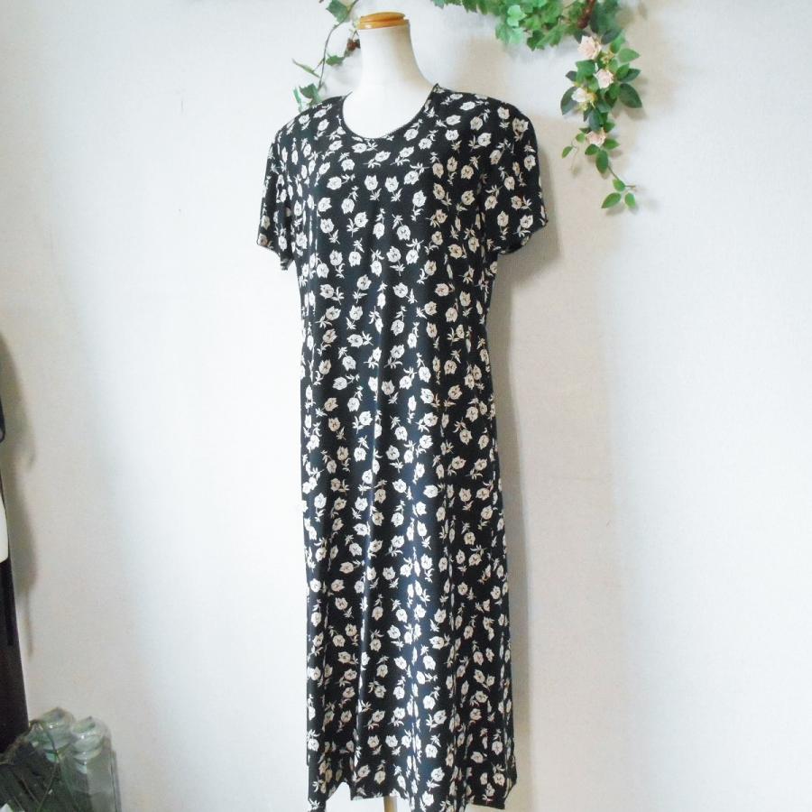 未使用 カネコイサオ KANEKO ISAO お花 プリント ワンピース  