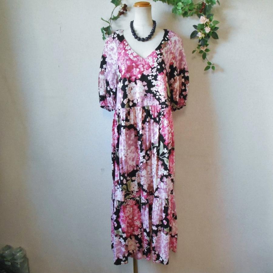 H&M エイチ&エム 華やかな フラワー プリント ワンピース S