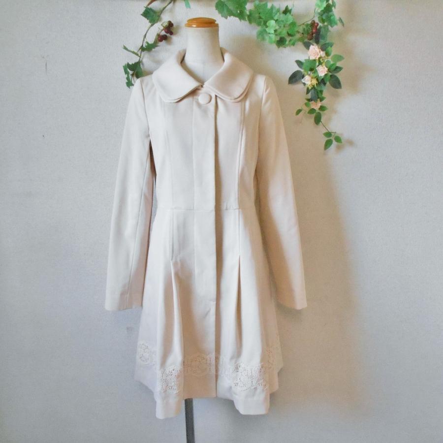 L'EST ROSE レストローズ LESTROSE レース の 可愛い ダブル 衿