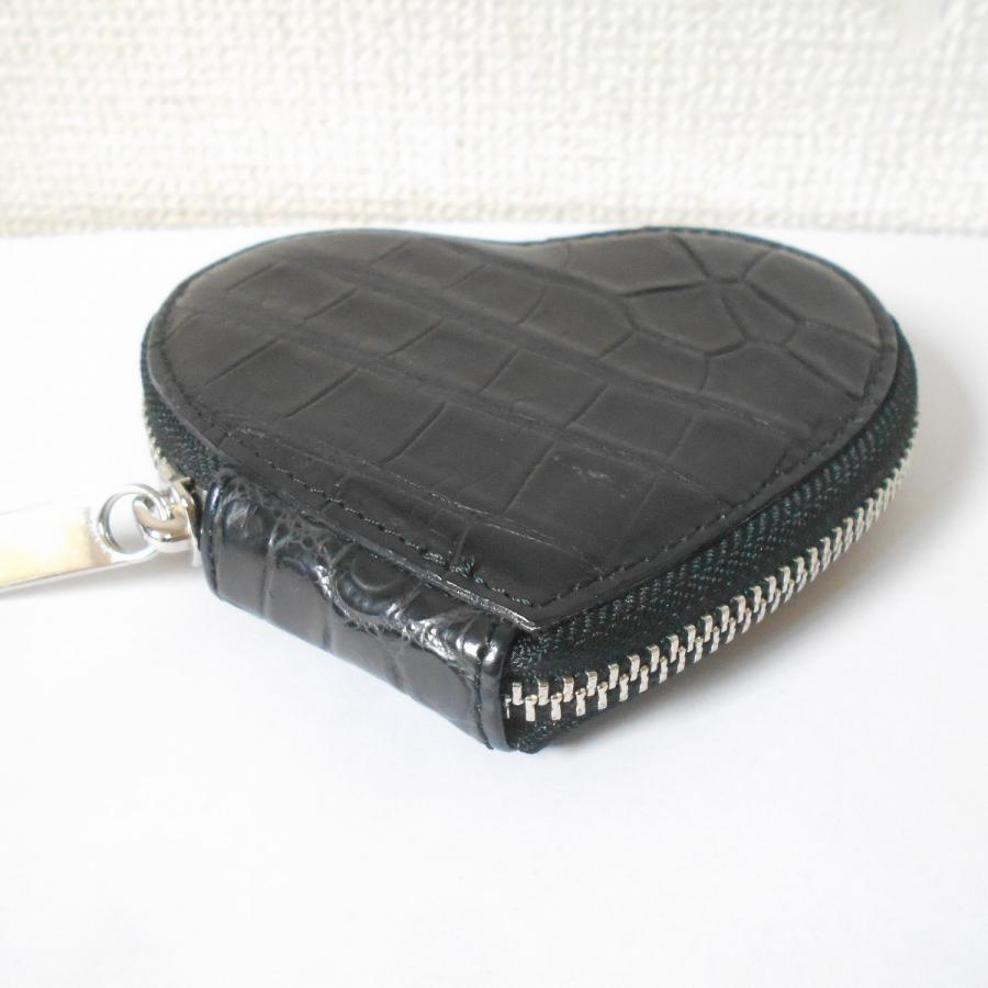 【極美品・最高峰】ジェニュインクロコダイルスキン 本物 レザー コインケース 黒 クロコダイル 本革 コインケース メンズ レディース ワニ革 軽量