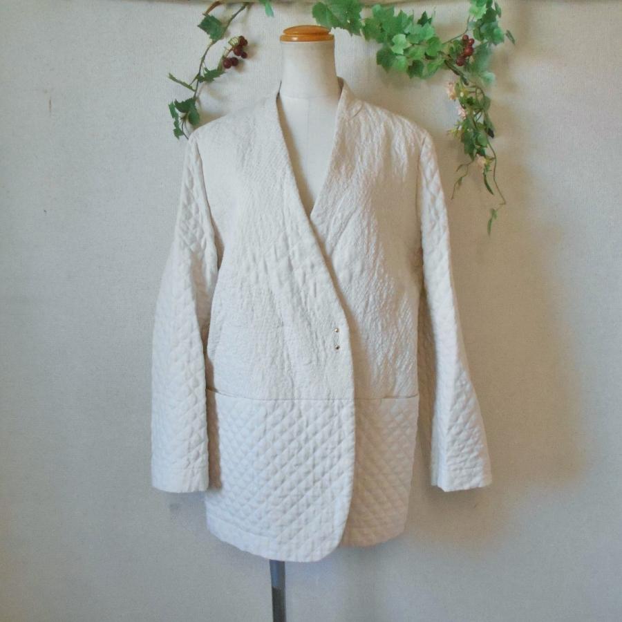 美品 ネセセア nesessaire 麻 100% 刺繍 入り レディース 用 ジャケット 日本製 38 :20220410-07:リサイクルマーケットママポケット 通販 ボタン部分パイピングがおしゃれな綿100%メンズカーディガン美品Lサイズ