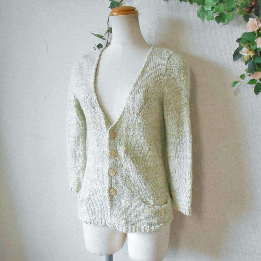 45R 45rpm フォーティファイブアール花刺繍ギマニットカーディガン 2る