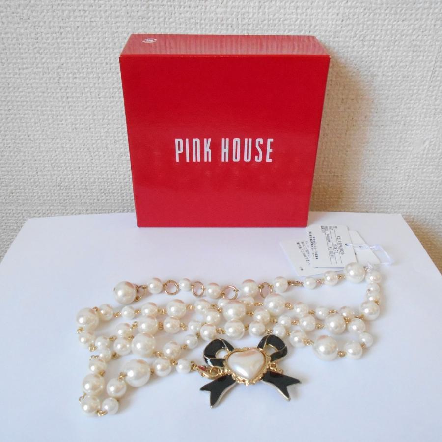 ピンクハウス】リボンモチーフ使いチェーンベルト PINK HOUSE ベルト