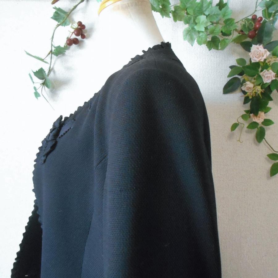 INGEBORG インゲボルグ フリル 縁取り レディース 用 ノーカラー INGEBORG インゲボルグ フリル 縁取り レディース 用 ノーカラー