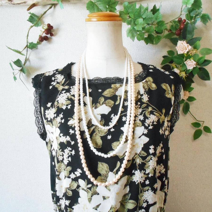 #snc インゲボルグ INGEBORG ベスト・ジレ 黒 レース フリル リボン 花 ノースリーブ タグ付き 美品 レディース [864345] mamapocket4976_20210623-09