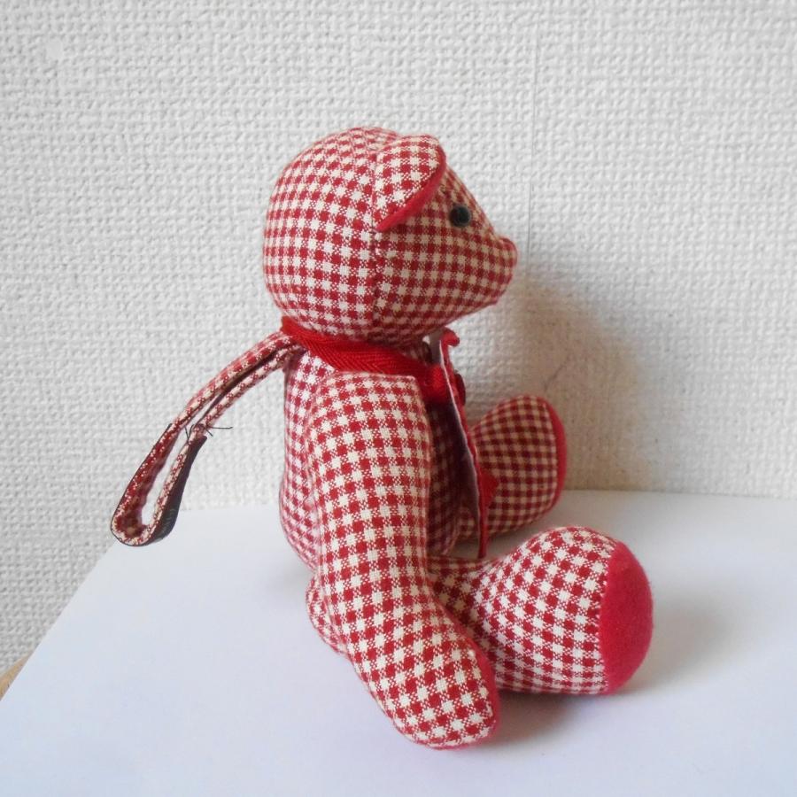 PINK HOUSE ピンクハウス ギンガムチェック テディベア クマさん PINK HOUSE ピンクハウス ギンガムチェック テディベア クマさん