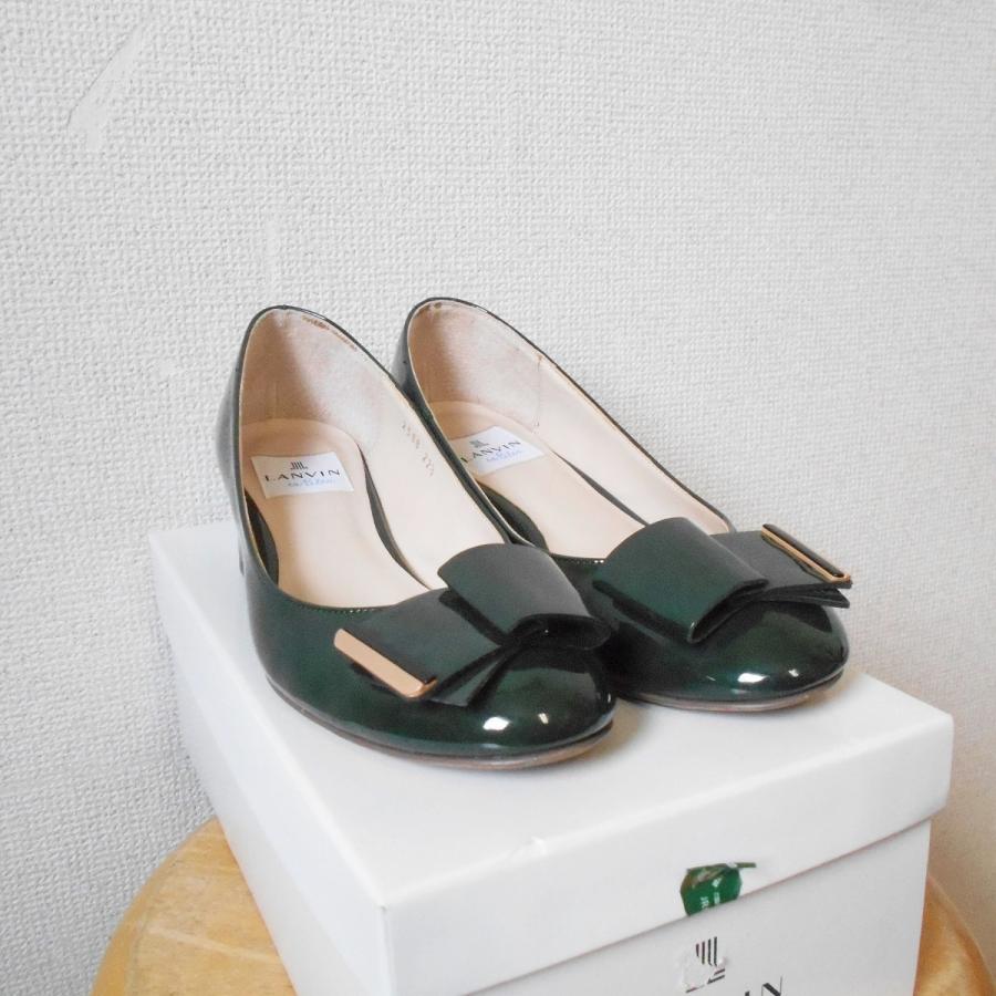 期間限定セール！【美品】ランバンオンブルー　パンプス ランバン オン ブルー LANVIN en Bleu ラウンドトゥプレーン