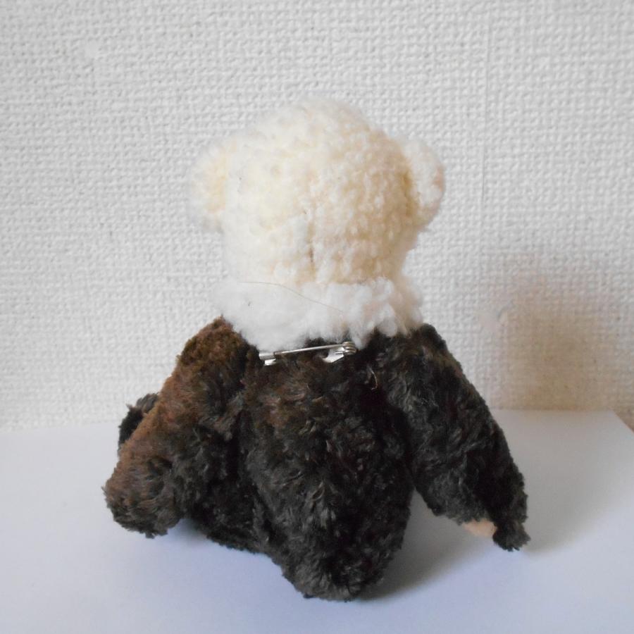 ワンダフルワールド 水色 ダッフルコート クマ刺繍 テディベア カネコイサオ 熊 カネコイサオさん、WWくまのぬいぐるみ ワンダフルワールド 水色