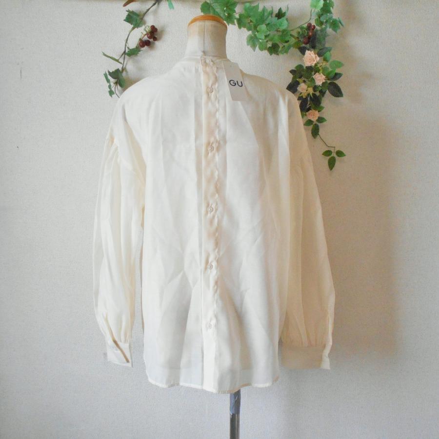 新品 タグ付き GU ジーユー 春 夏 レディース 用 シースルー ブラウス 