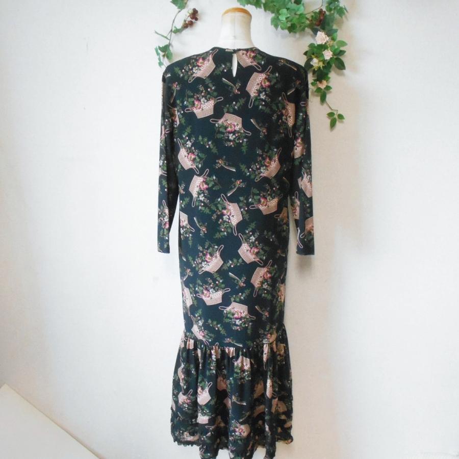 KANEKO ISAO 美品 カネコイサオ ピンタック & フリル 使用 ロング 丈  