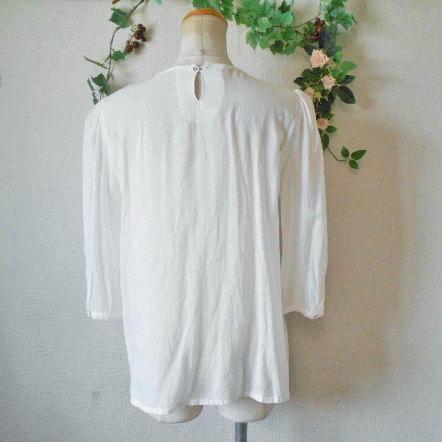 PINK HOUSE - ピンクハウス　7部袖ブラウス PINK HOUSE ピンクハウス PINKHOUSE 麻 混 夏 向き レディース