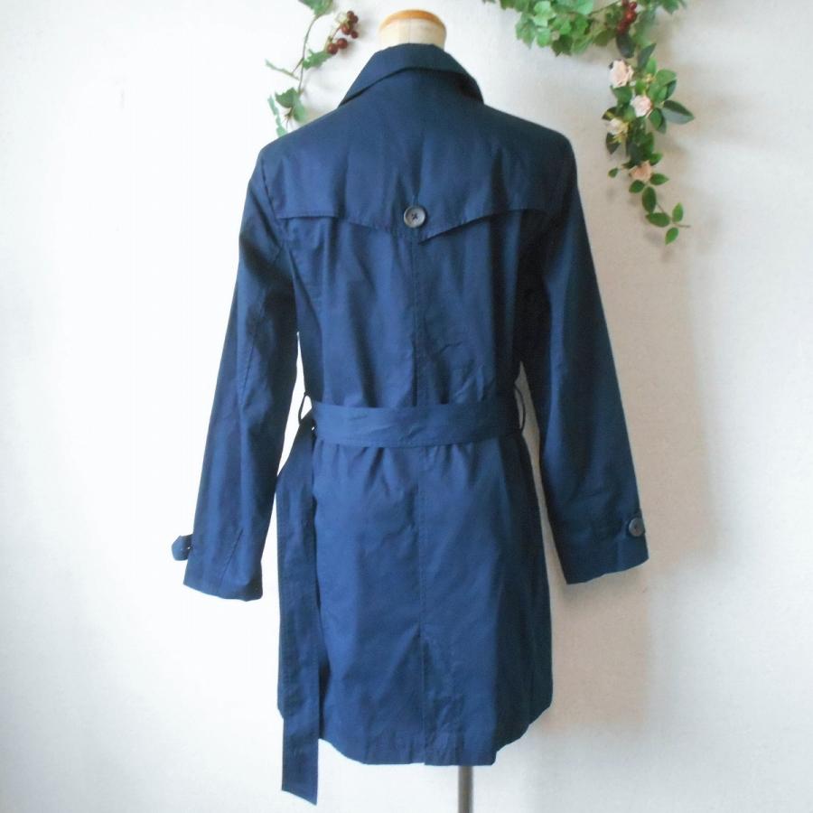 新品タグ付　UNTITLEDトレンチコート　紺 新品 タグ付き Robe Lines 花粉付着防止加工 レディース 用