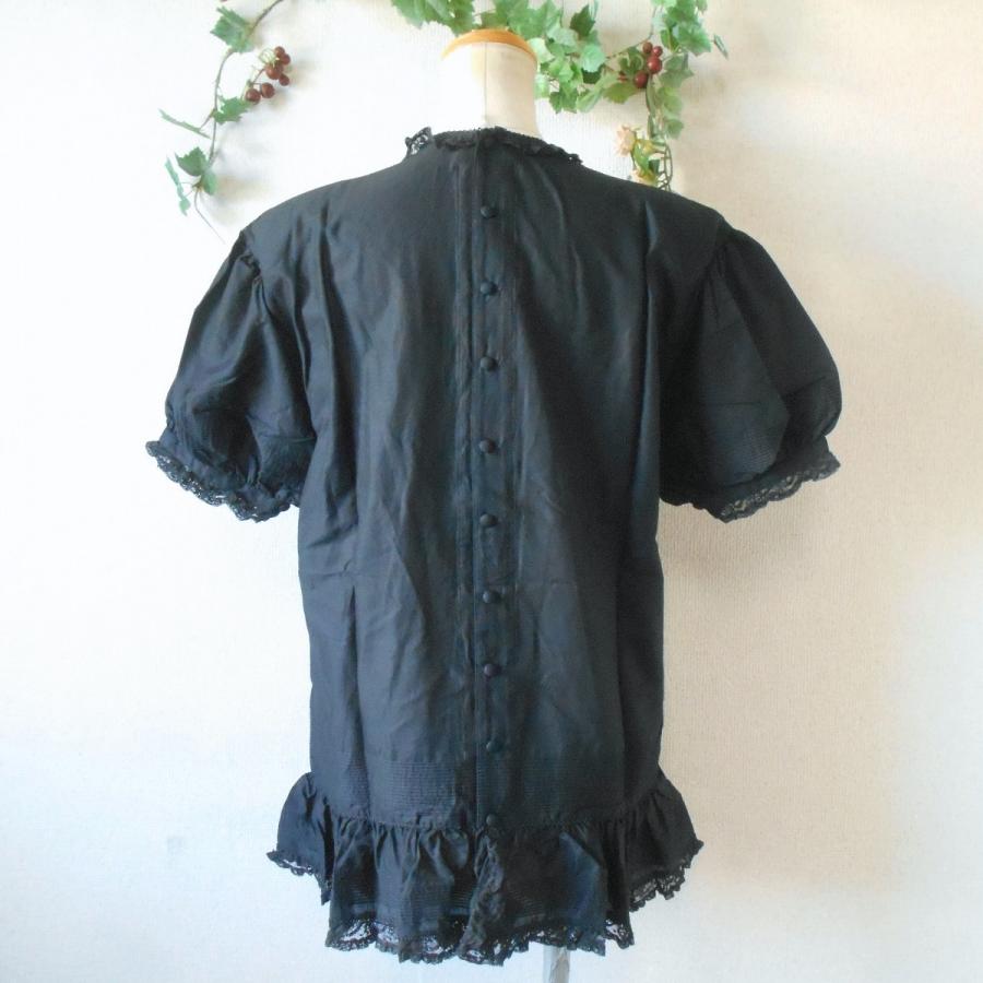 カネコイサオ.ブラウス.黒色未使用