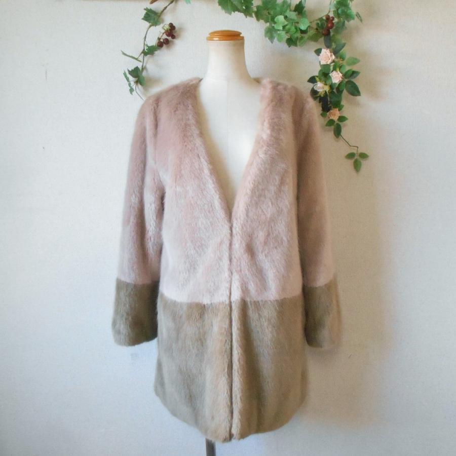 JUSGLITTY（ジャスグリッティー） 美品 レディース 用 フェイク ファー