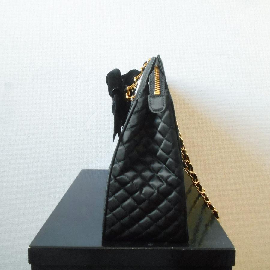 INGEBORG 未使用 インゲボルグ ベロア リボン 付 キルティング