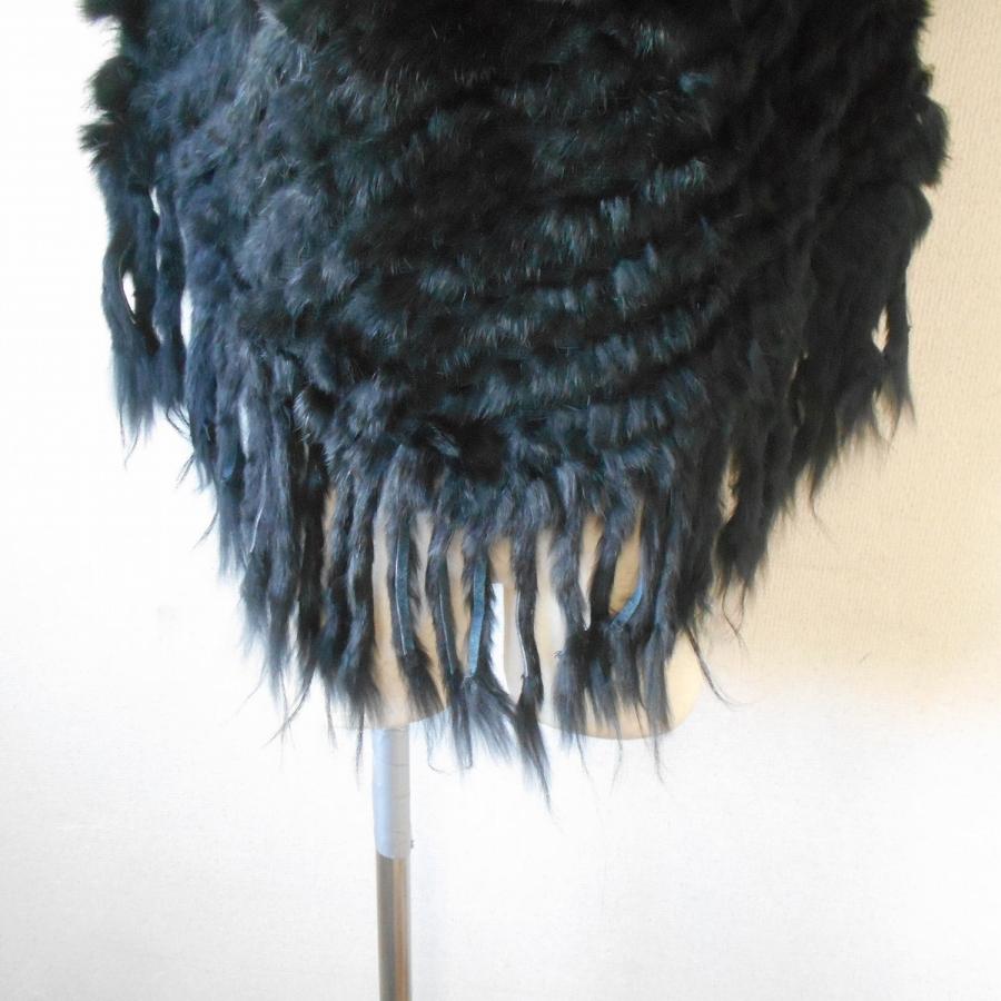 ギャラリービスコンティ ラビットファー コート 黒 ギャラリービスコンティ（GALLERY VISCONTI） ギャラリー ビスコンティ