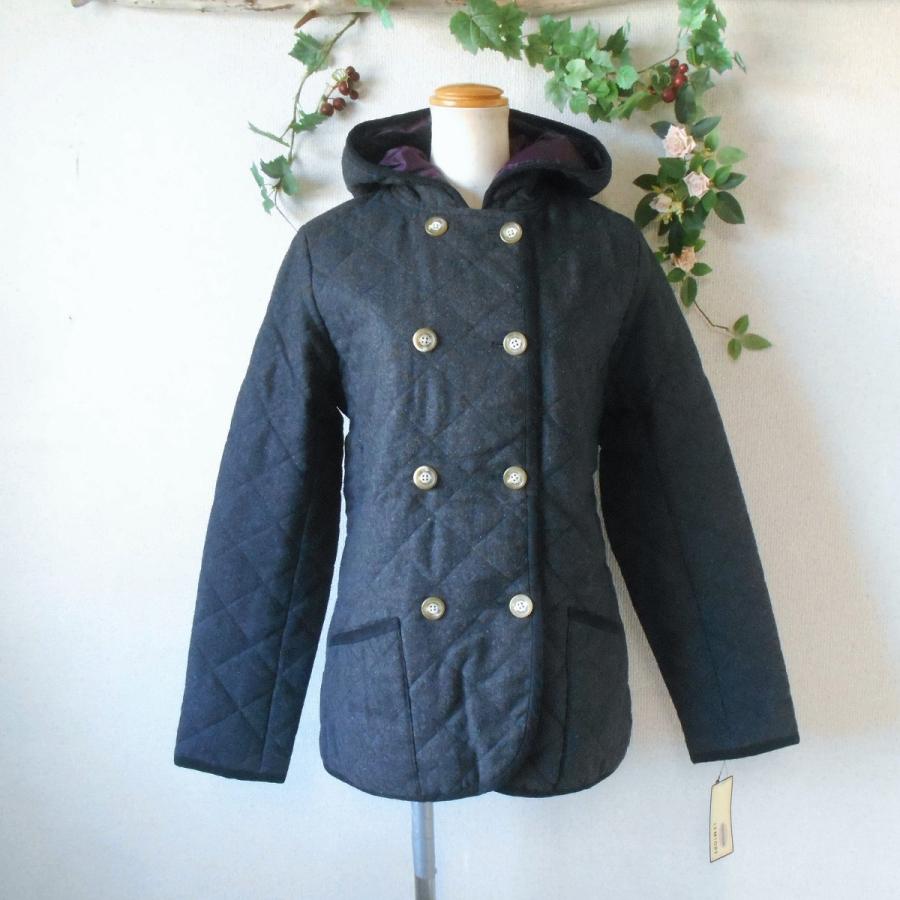 新品 タグ付き レミオーレ LEMIORE レディース 用 フード 付き 中綿 