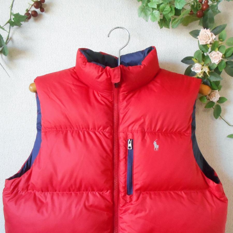 【正規美品】ポロ ラルフローレン USA 2way ダウンベスト フェザー M 正規美品】ポロ ラルフローレン USA 2way ダウンベスト フェザー M