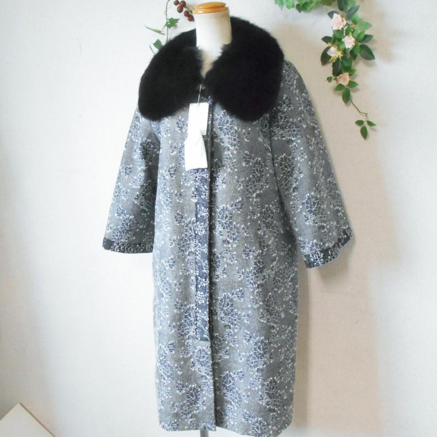INGEBORG（インゲボルグ） 新品 ブルーフォックス ファー 使用 花柄