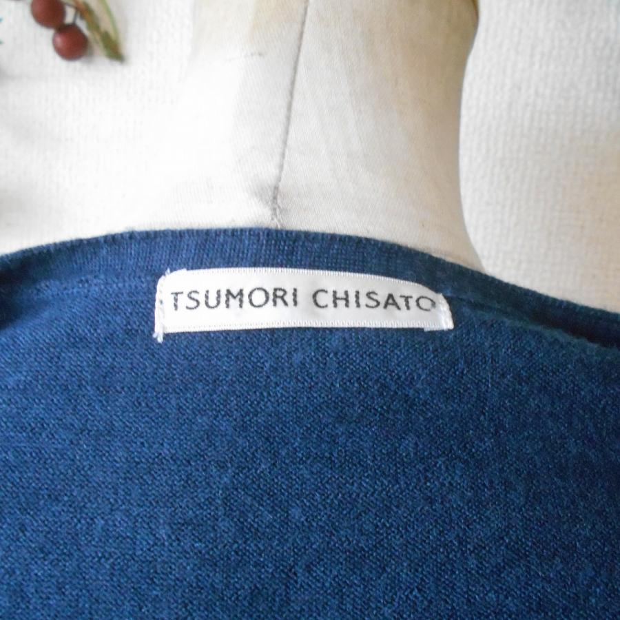 美品 ツモリチサト TSUMORI CHISATO レディース 用 薄手 変形 ニット 