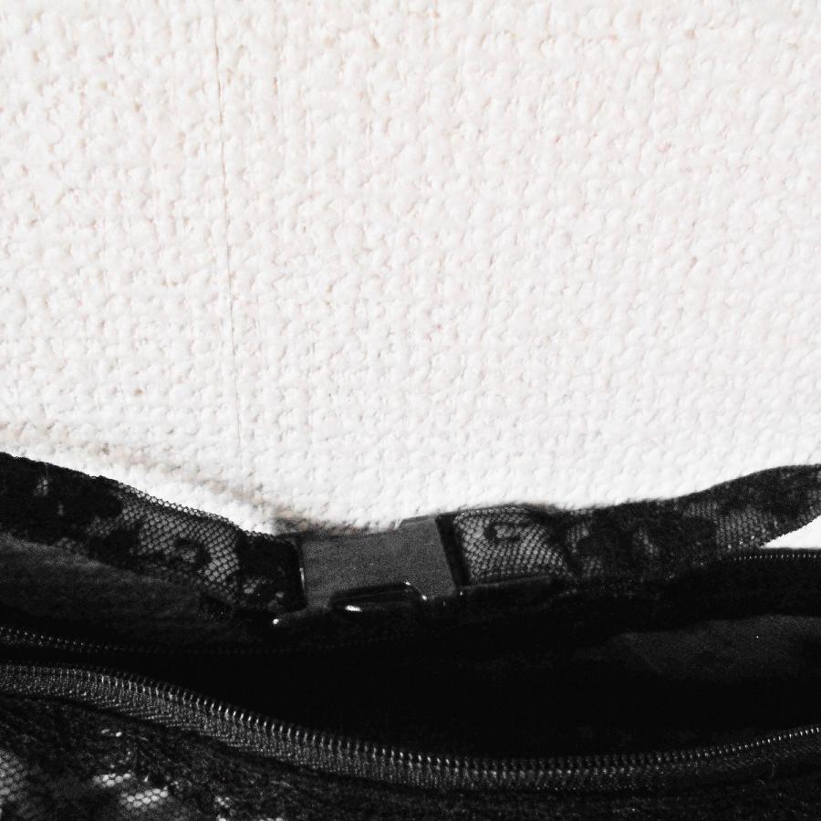 【美品】さえら　ヒスクローネ　レースカゴバック さえら【ヒスクローネ】レースをかぶせたお洒落で上品なかご